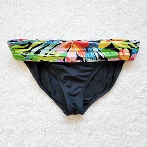 La Blanca Tropical Print Waistband Bikini Bottoms